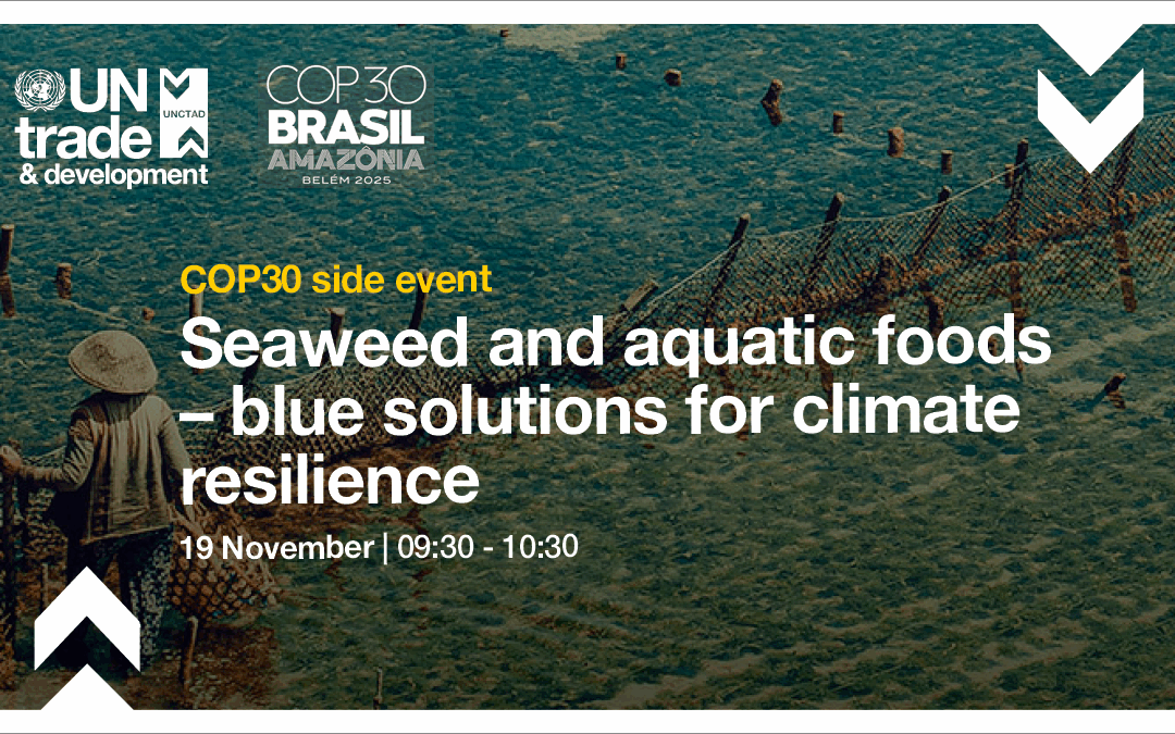 COP30 side event: Seaweed and aquatic foods – blue solutions for climate resilience